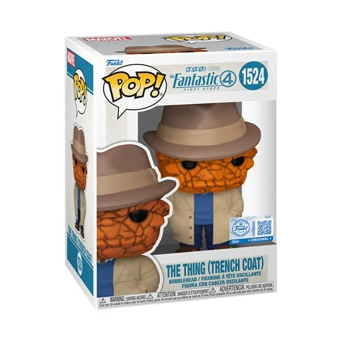 POP Figure: Marvel Fantastic Four First Steps #1524 - The Thing (Trench Coat) (EE)