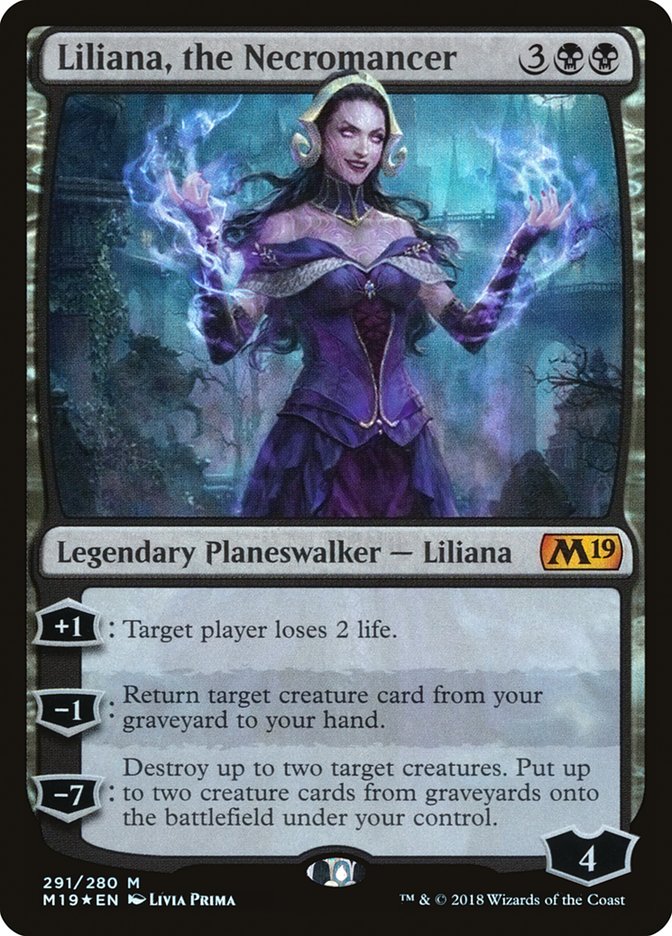 Liliana, the Necromancer (M19-M-FOIL)