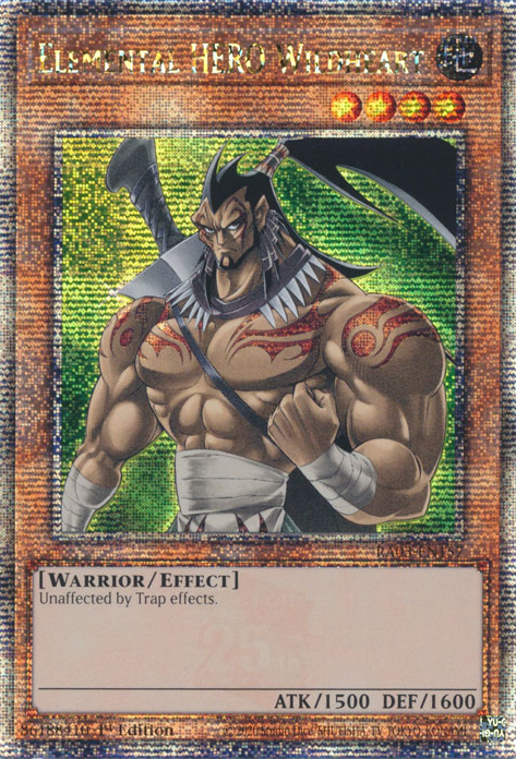 Elemental HERO Wildheart (RA03-EN157) Quarter Century Secret Rare - Near Mint 1st Edition