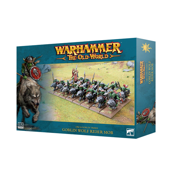 Warhammer The Old World: Orc & Goblin Tribes - Goblin Wolf Rider Mob (Release Date: 05.04.24)
