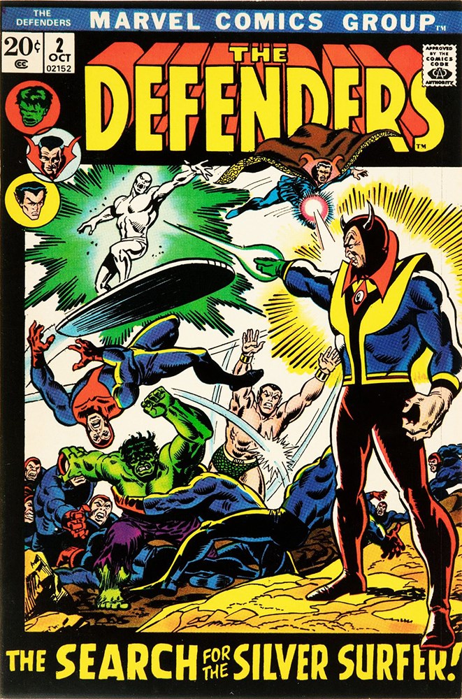 THE DEFENDERS (1972 Series) #2 (4.0) Silver Surfer joins Defenders team