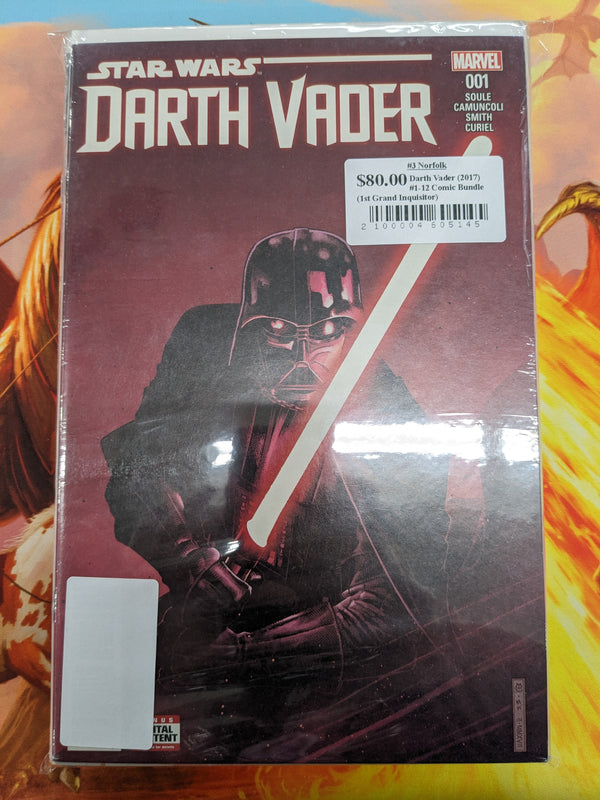 Darth Vader (2017) #1-12 Comic Bundle (1st Grand Inquisitor)