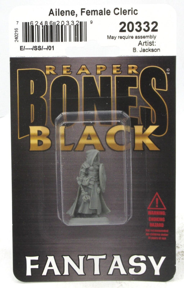 Bones Black 20332: Ailene, Female Cleric
