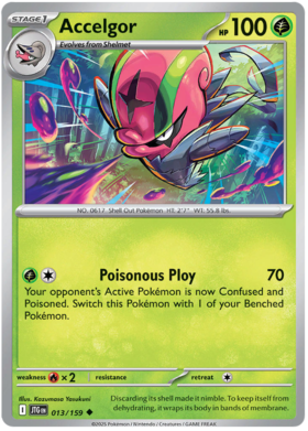 Accelgor - 013/159 (JTG) Uncommon