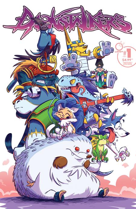 DARKSTALKERS X STREET FIGHTER BLOOD THRONE #1 (ONE SHOT) CVR C DAX GORDINE VAR Previously FOC'd on 4/28/2025