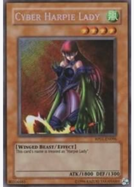 Cyber Harpie Lady (RP01-EN096) Limited Edition Secret Rare Cyber Harpie Lady (RP01-EN096) Limited Edition Secret Rare