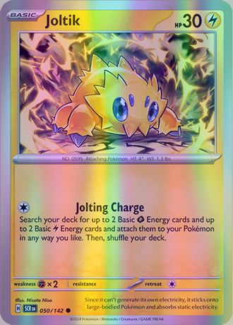 Joltik - 050/142 (SCR) Common - Near Mint Reverse Holo Joltik - 050/142 (SCR) Common - Near Mint Reverse Holo