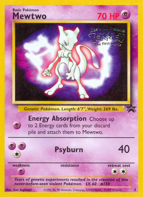 Mewtwo (Movie Promo) - 03/53 (PR) Promo - Moderate Play Unlimited