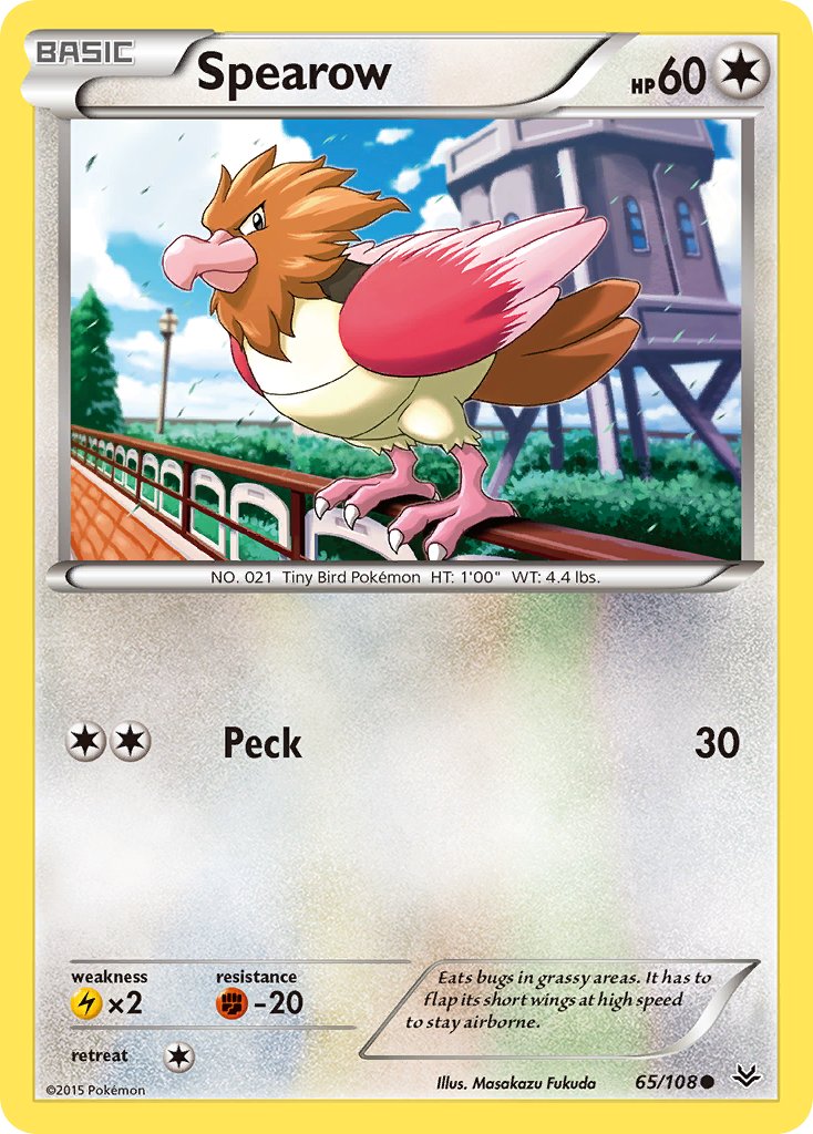 Spearow - 065/108 (ROS) Common - Near Mint