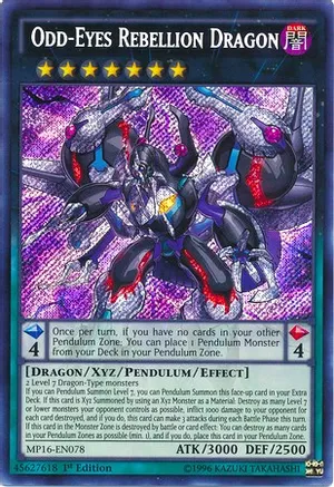 Odd-Eyes Rebellion Dragon (MP16-EN078)