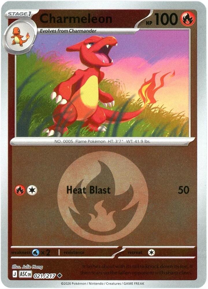 Charmeleon (Energy Symbol Pattern) - 021/217 (ASC) Uncommon