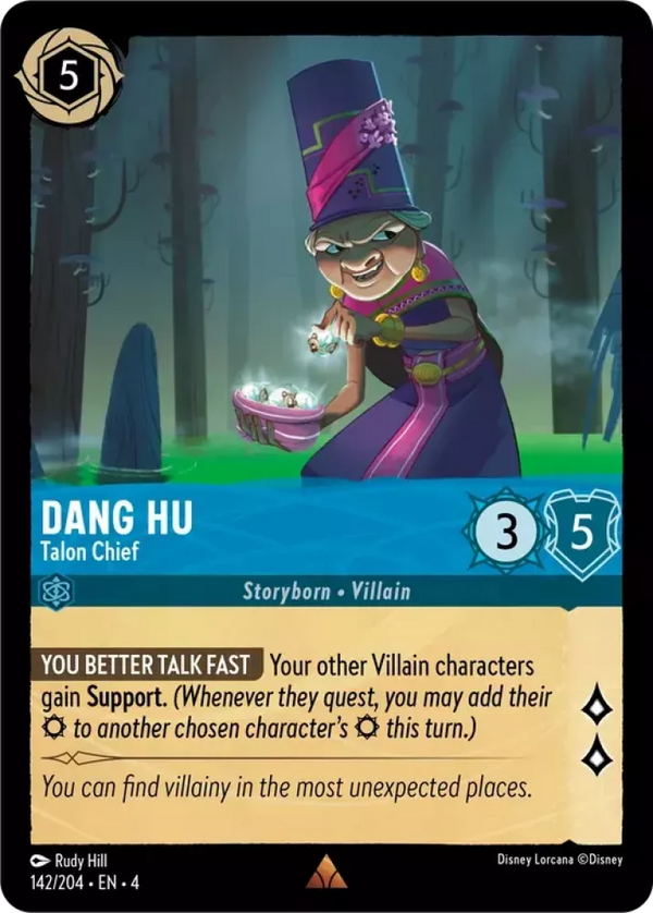 Dang Hu - Talon Chief (Ursula's Return 142/204) Rare - Near Mint