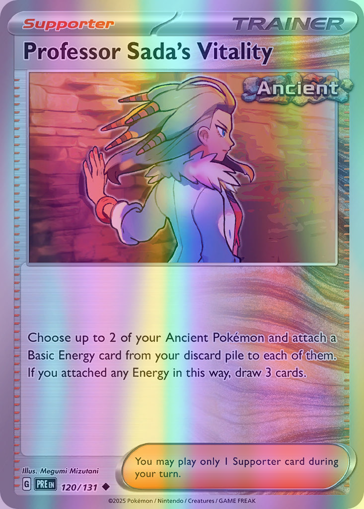 Professor Sada's Vitality - 120/131 (PRE) Uncommon - Near Mint Reverse Holofoil