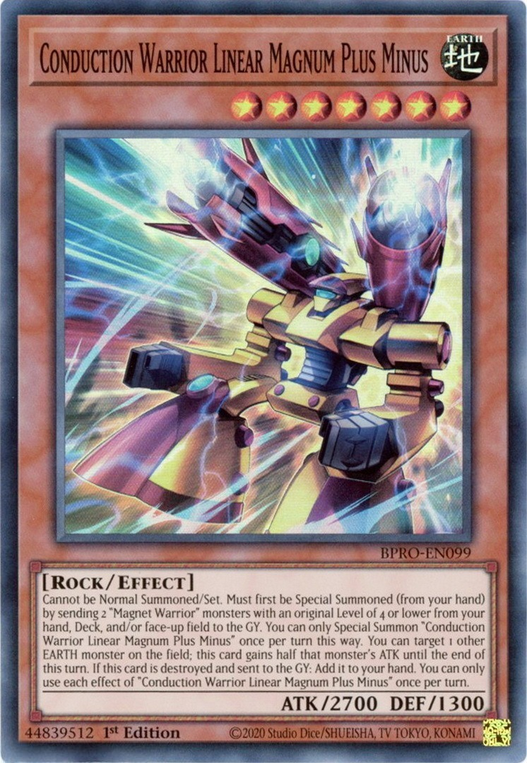 Conduction Warrior Linear Magnum Plus Minus (BPRO-EN099)