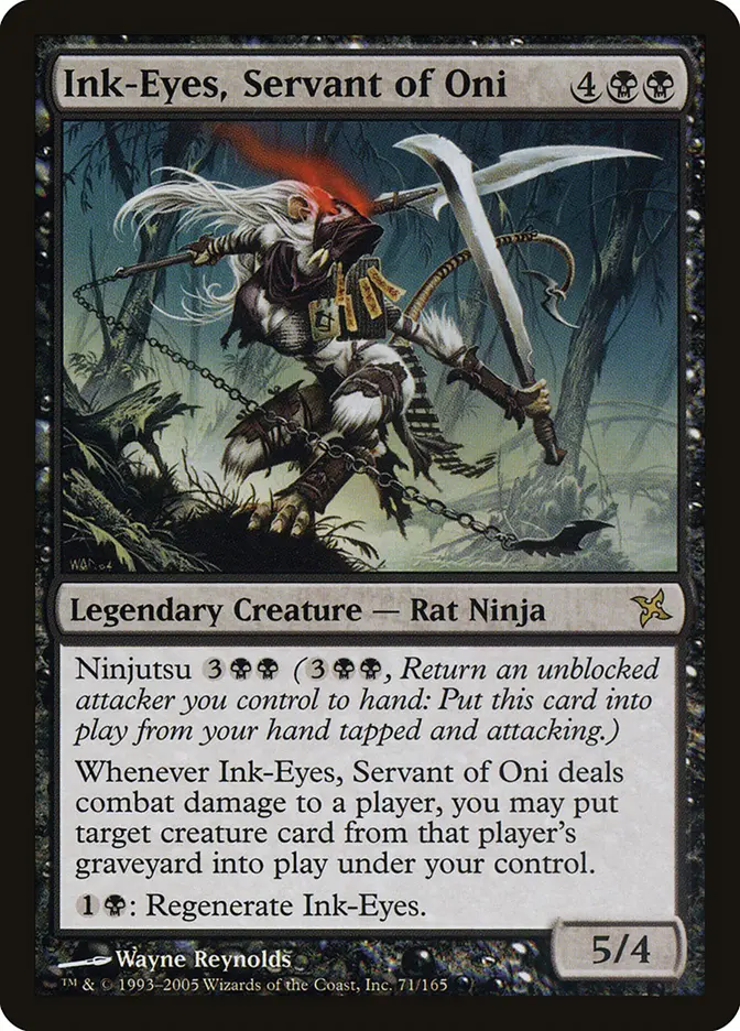 Ink-Eyes, Servant of Oni (BOK-R) Moderate Play