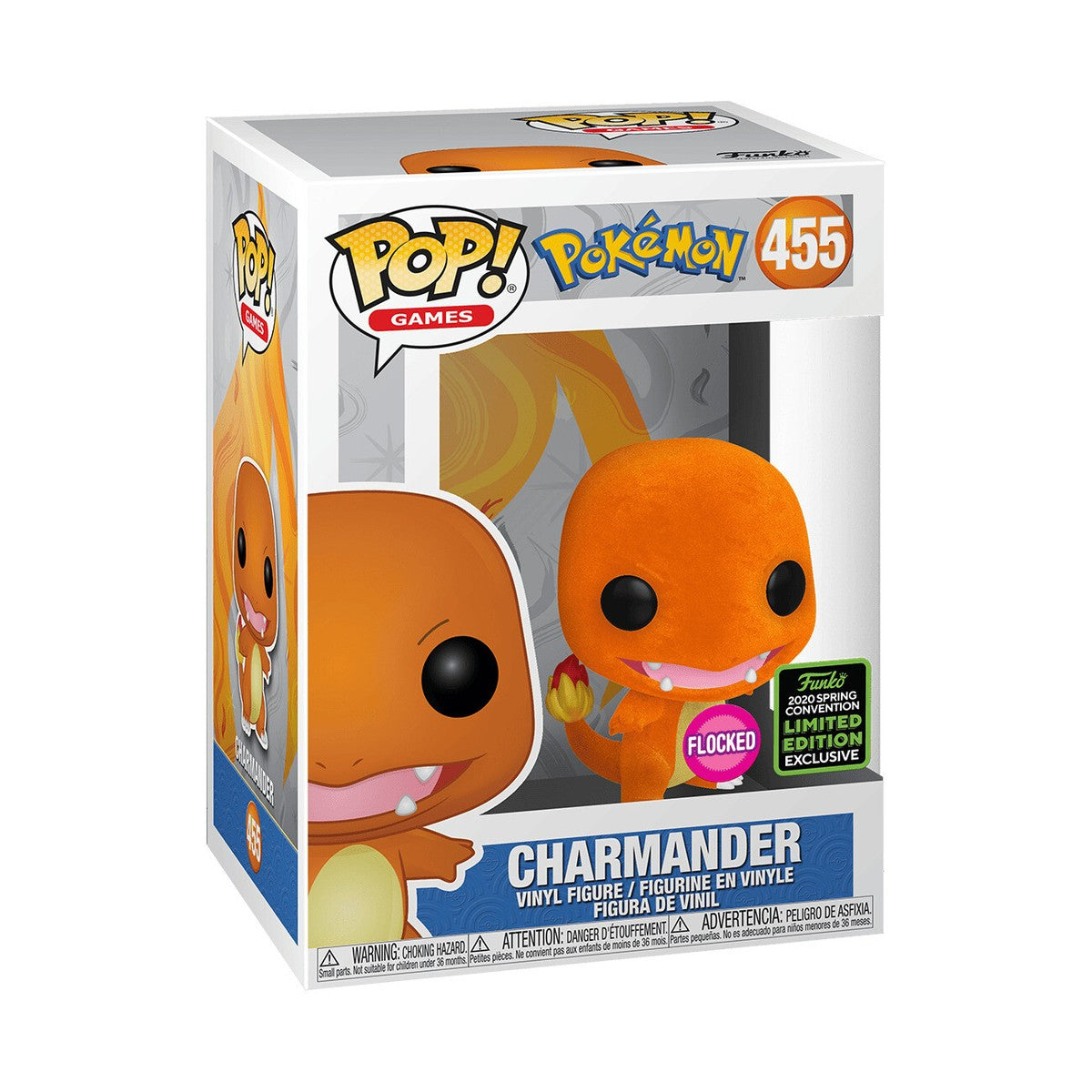 POP Figure: Pokemon #0455 - Charmander (Funko 2020 Spring Convention Limited Edition Exclusive)