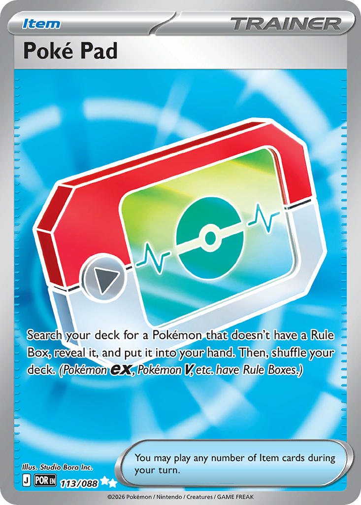Poke Pad - 113/088 (POR) Ultra Rare