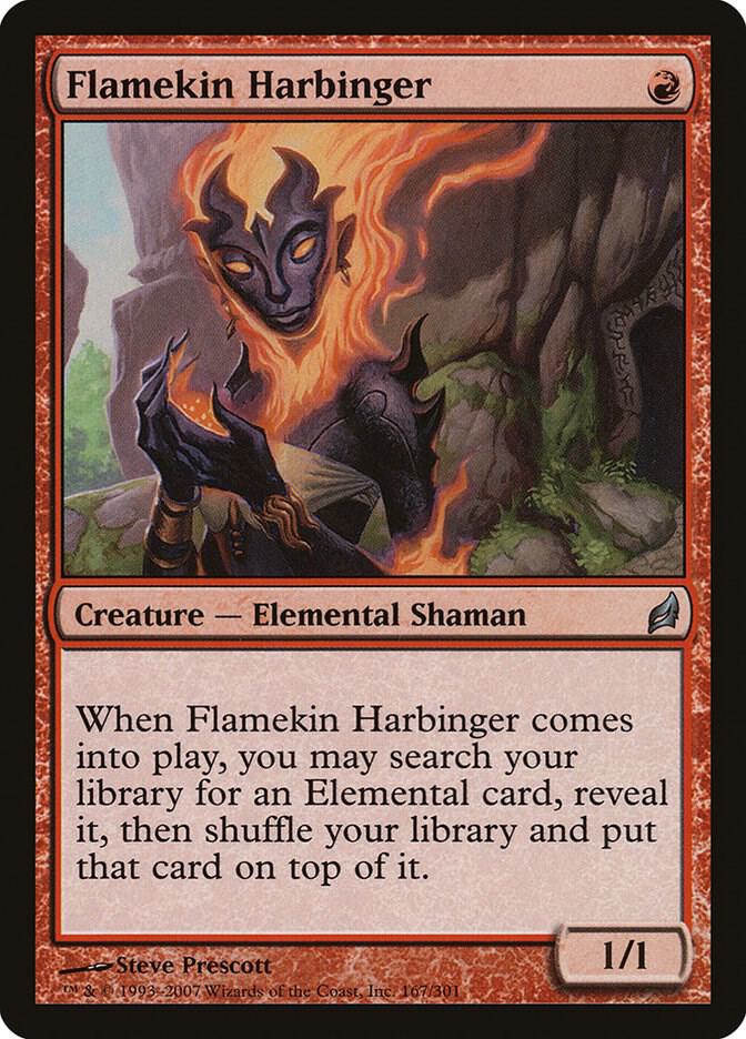 Flamekin Harbinger (LRW-U) Moderate Play