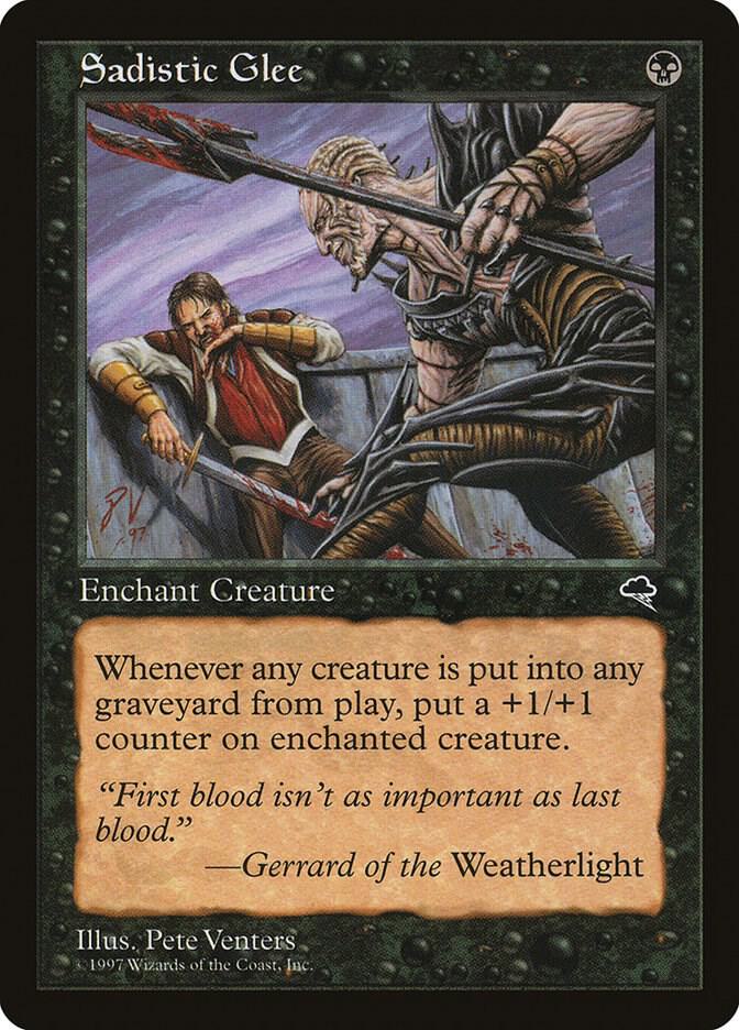 Sadistic Glee (TMP-C) Moderate Play