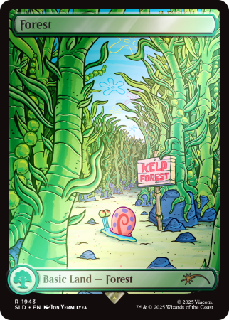 MTG: Secret Lair - Secret Lair x SpongeBob SquarePants: Lands Under the Sea Foil Edition