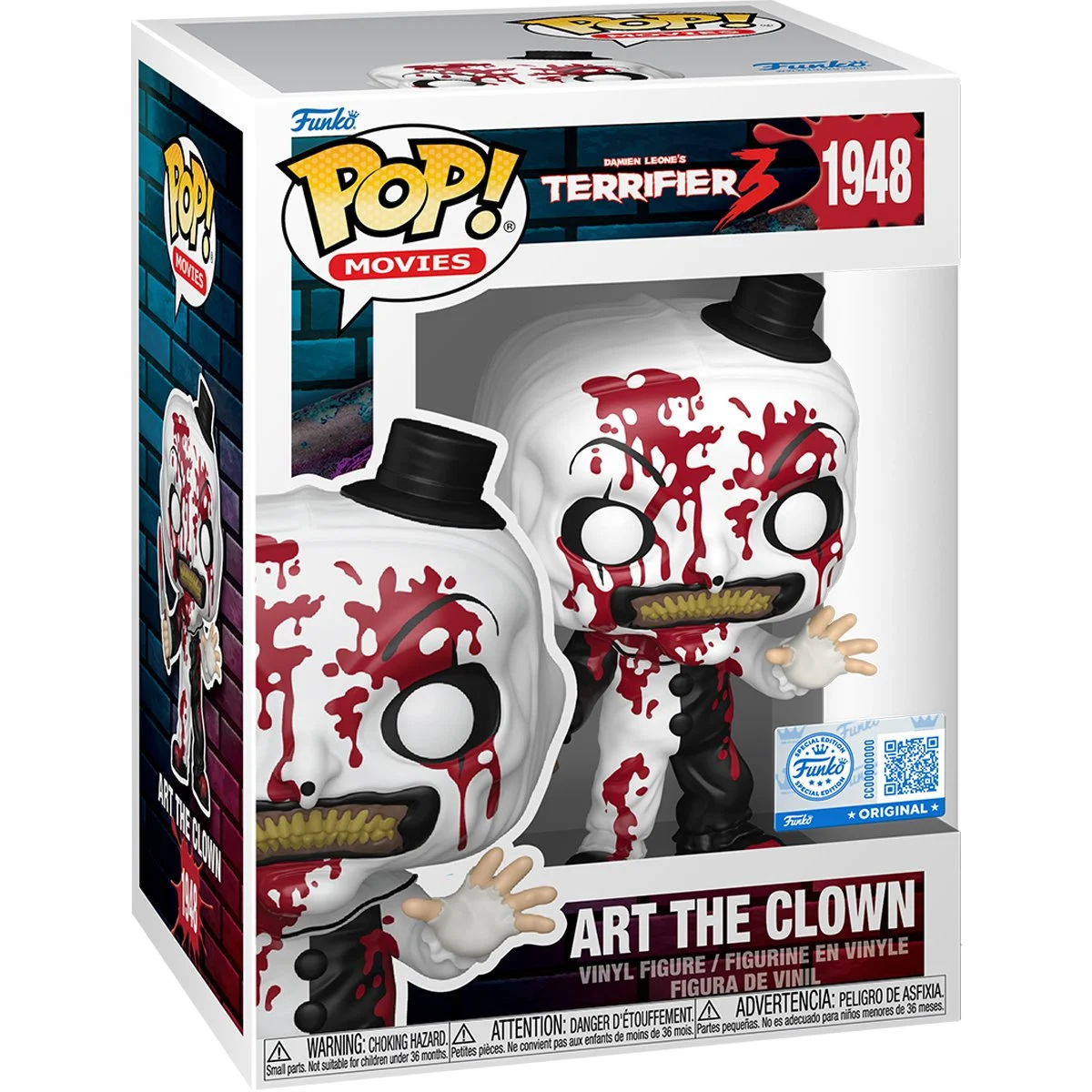 POP Figure: Terrifier 3 #1948 - Art the Clown (EE)