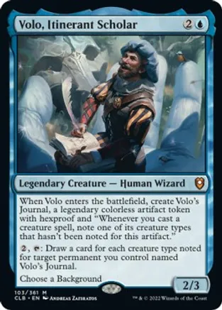 Volo, Itinerant Scholar (CLB-M-FOIL)