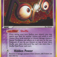 Unown (N) - (N/28) (UF) Holo Rare - Heavy Play Holofoil