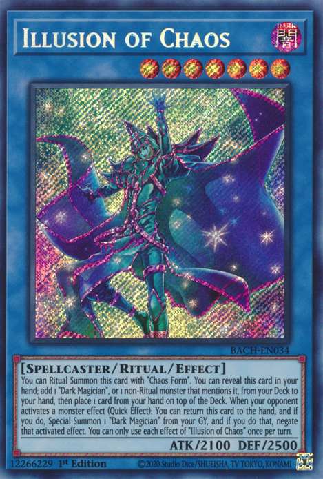 Illusion of Chaos (BACH-EN034) Secret Rare - Near Mint 1st Edition