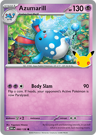 Azumarill - 068/128 (30C) Common