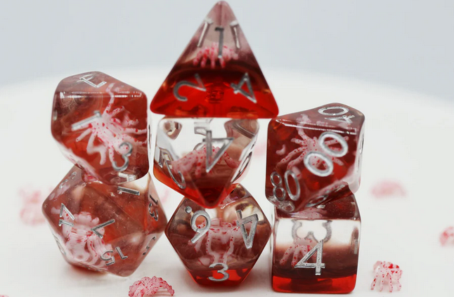 Ghost Spider RPG Dice Set