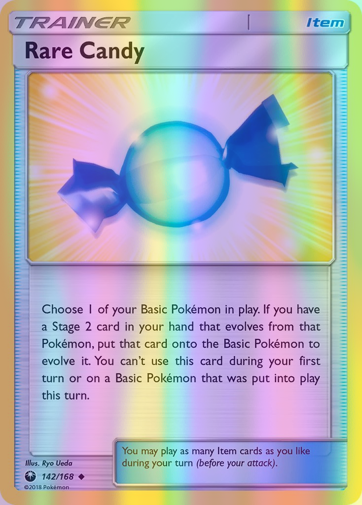 Rare Candy - 142/168 (CES) Uncommon - Near Mint Reverse Holofoil
