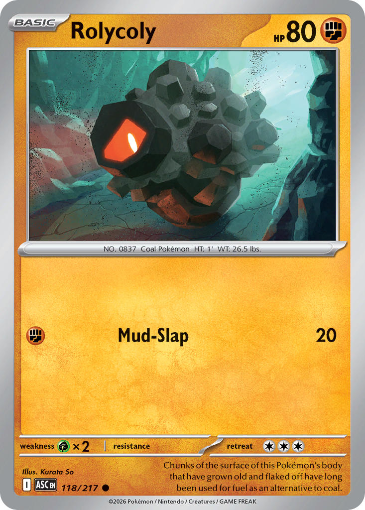 Rolycoly - 118/217 (ASC) Common
