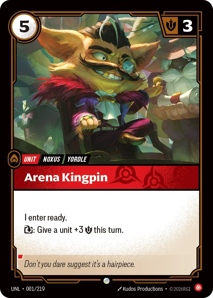 Arena Kingpin - 001/219 (UNL) Common