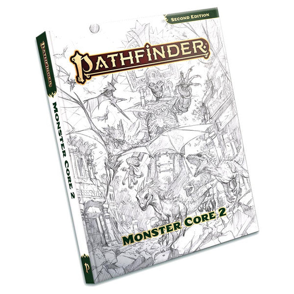 Pathfinder 2nd Edition RPG: Sketch Cover - Monster Core 2