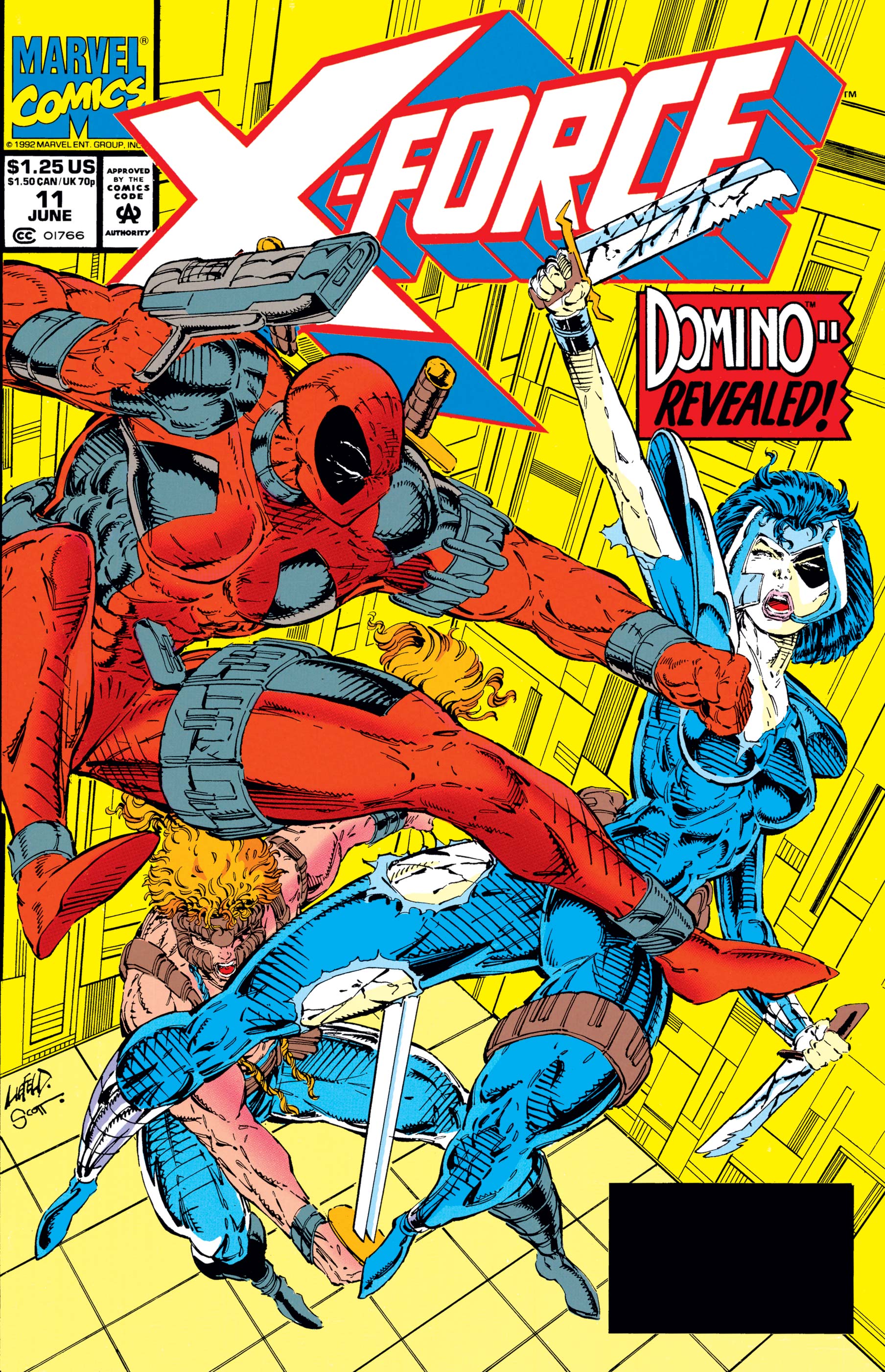 X-Force (1991 Series) #11 (5.0) 1st App. of Weapon PRIME, 2nd App. of Domino