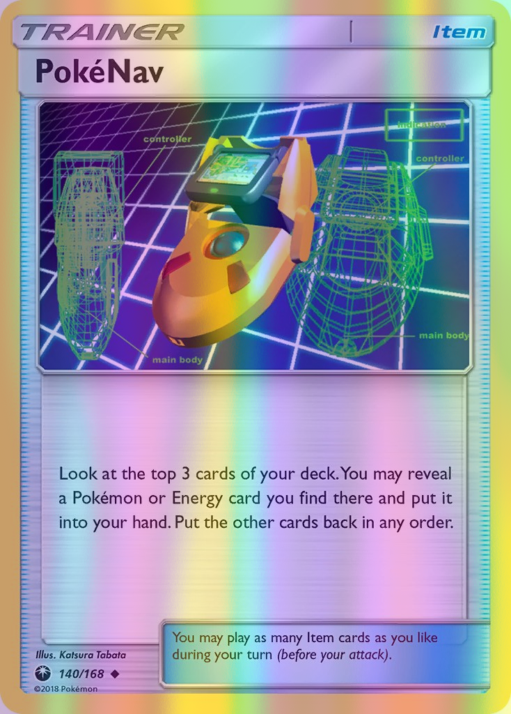 PokeNav - 140/168 (CES) Uncommon - Near Mint Reverse Holofoil