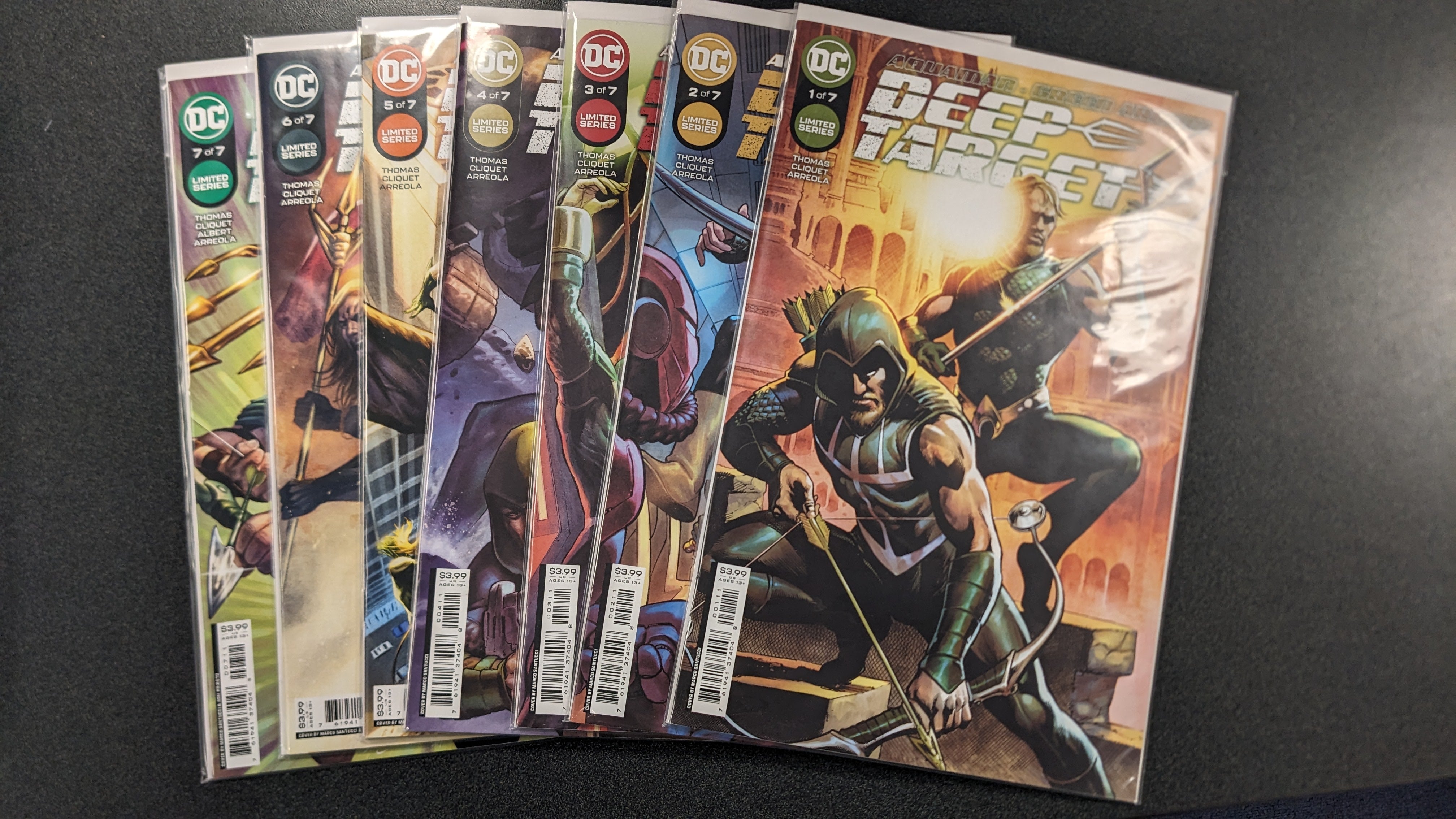 Aquaman Green Arrow Deep Target (2021 Series) #1-7 Complete Bundle
