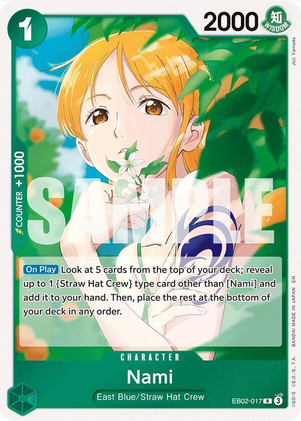 Nami (EB02-017 R) Extra Booster: Anime 25th Collection - Holofoil