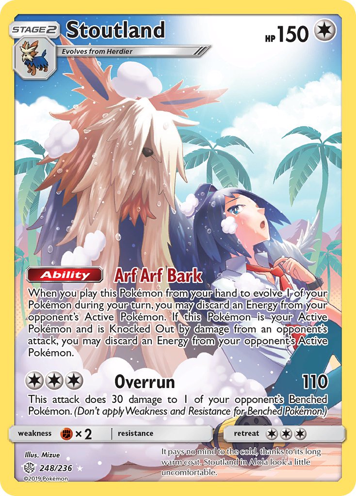 Stoutland - 248/236 (CEC) Secret Rare - Near Mint Holofoil