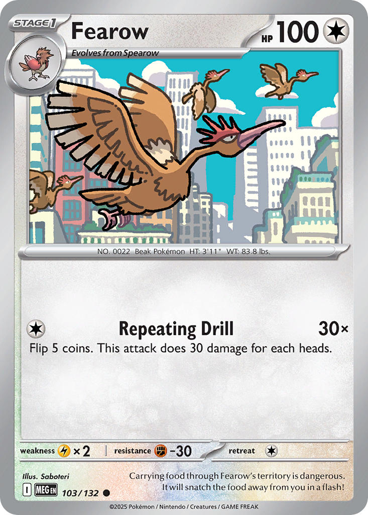 Fearow - 103/132 (MEG) Common