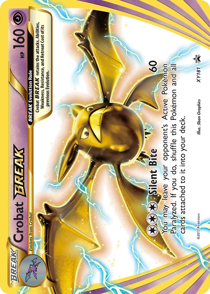 Crobat BREAK - XY181 (XY:PR) Promo - Near Mint Holofoil