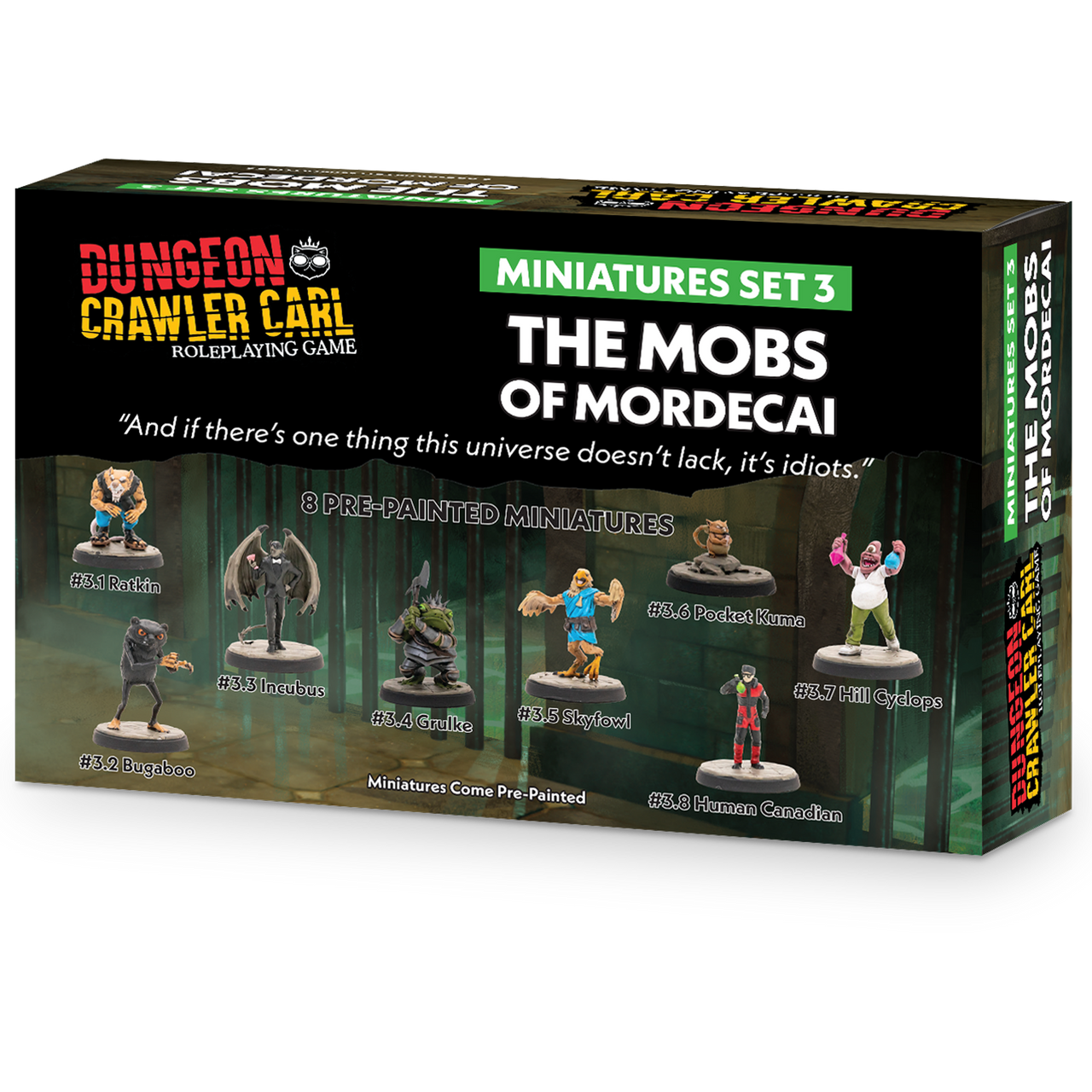 Dungeon Crawler Carl RPG: Mobs of Mordecai Minis Set 3
