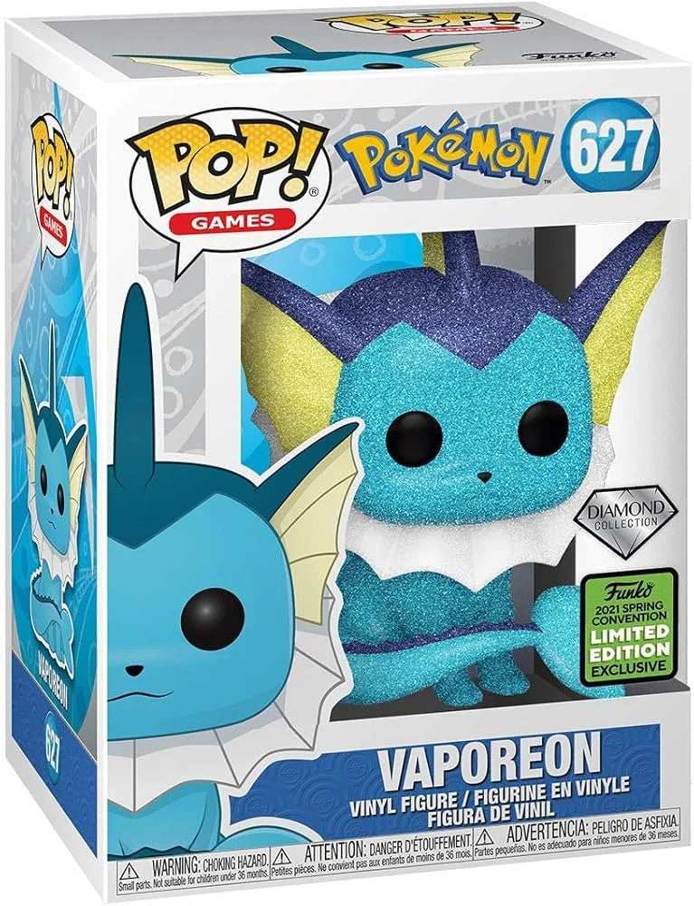 POP Figure: Pokemon #0627 - Vaporeon (Funko 2021 Spring Convention Limited Edition Exclusive)