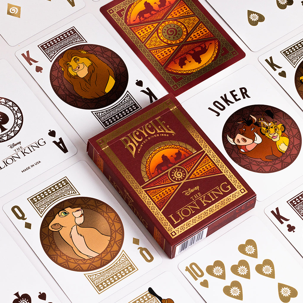 Playing Cards: Bicycle: Disney Lion King Inspired