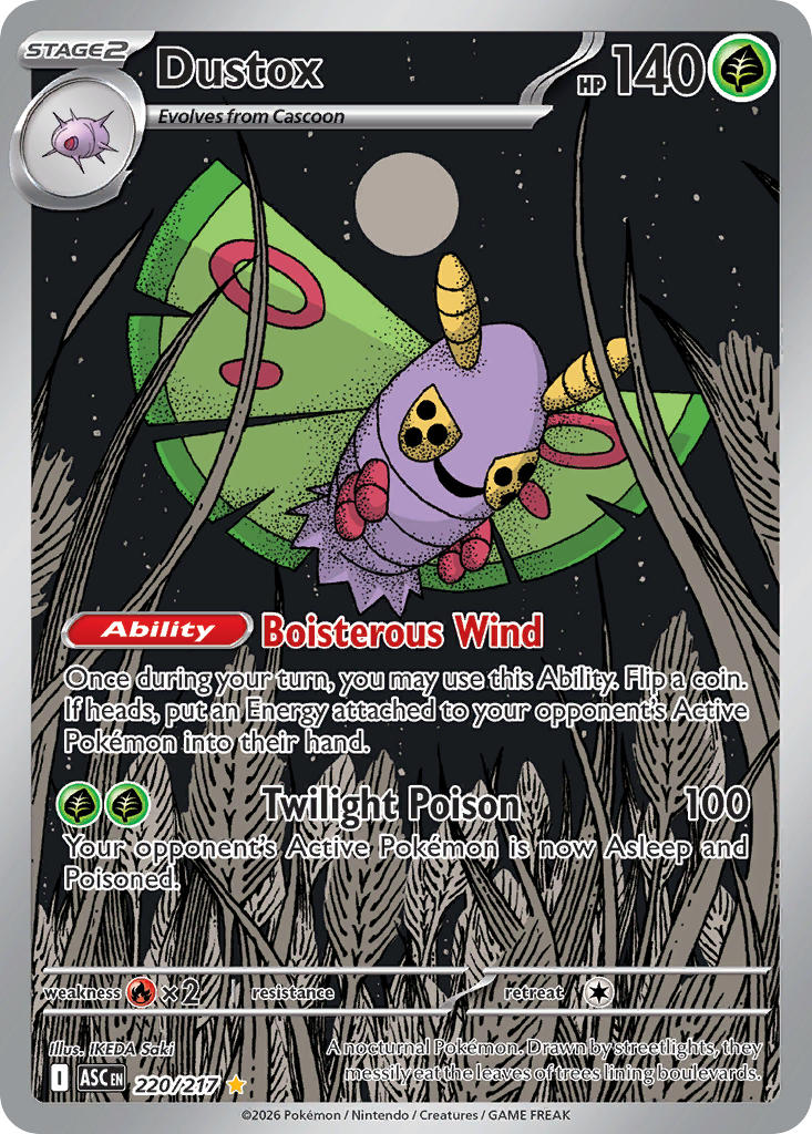Dustox - 220/217 (ASC) Illustration Rare