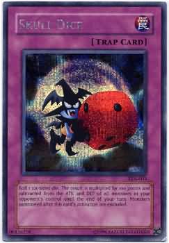 Skull Dice (EDS-003) Secret Rare Unlimited Near Mint