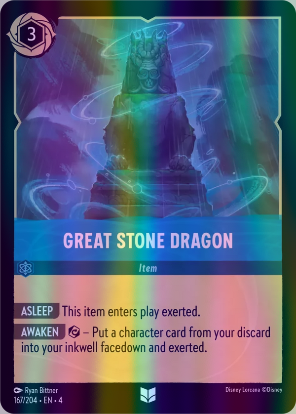 Great Stone Dragon (Ursula's Return 167/204) Uncommon - Near Mint Cold Foil