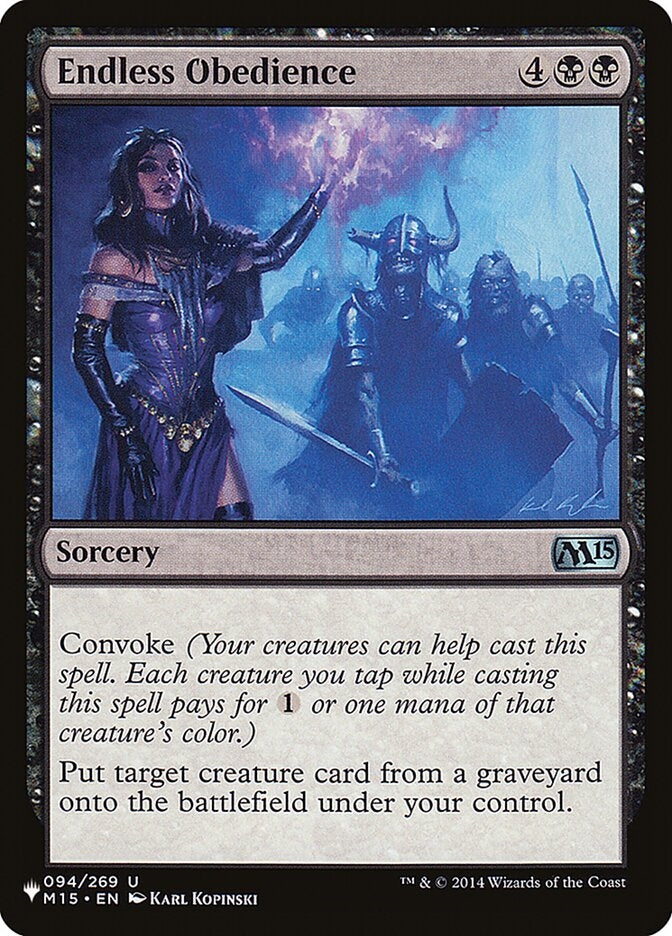 Endless Obedience (M15-U-LIST)