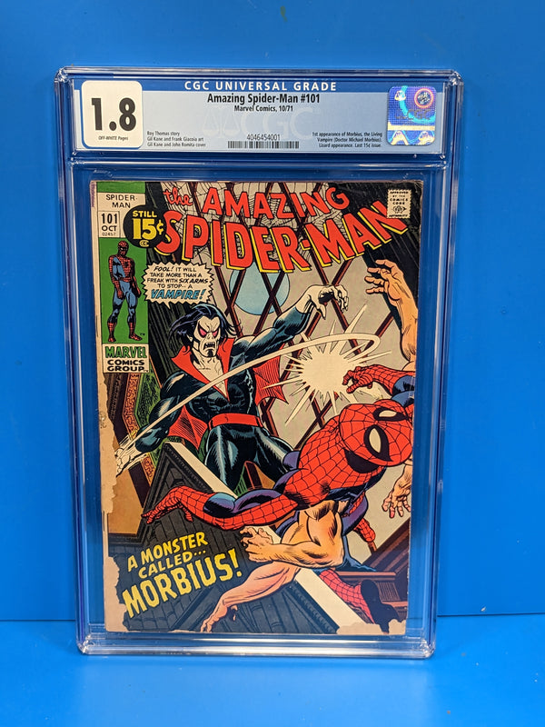 Amazing Spider-Man (1963 Series) #101 (CGC 1.8) 1st App. of Morbius the Living Vampire