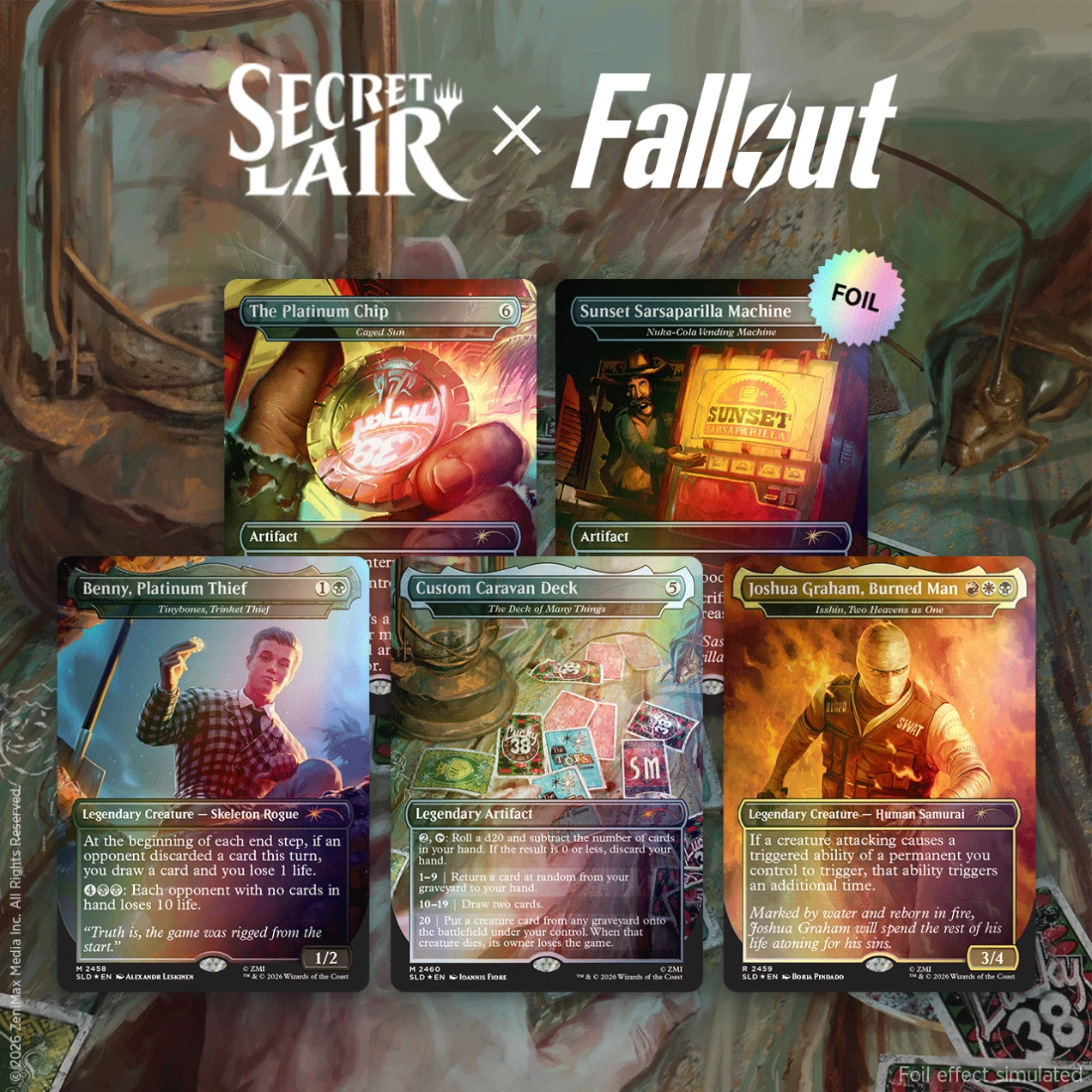 MTG: Secret Lair - Secret Lair x Fallout: Welcome to New Vegas Foil Edition